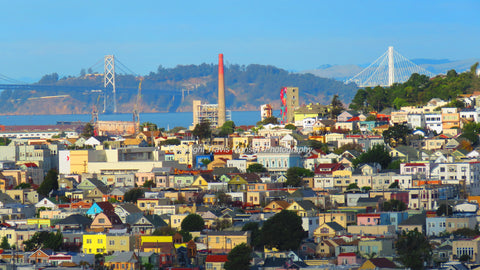 Overlooking Bayview and Bay Bridge