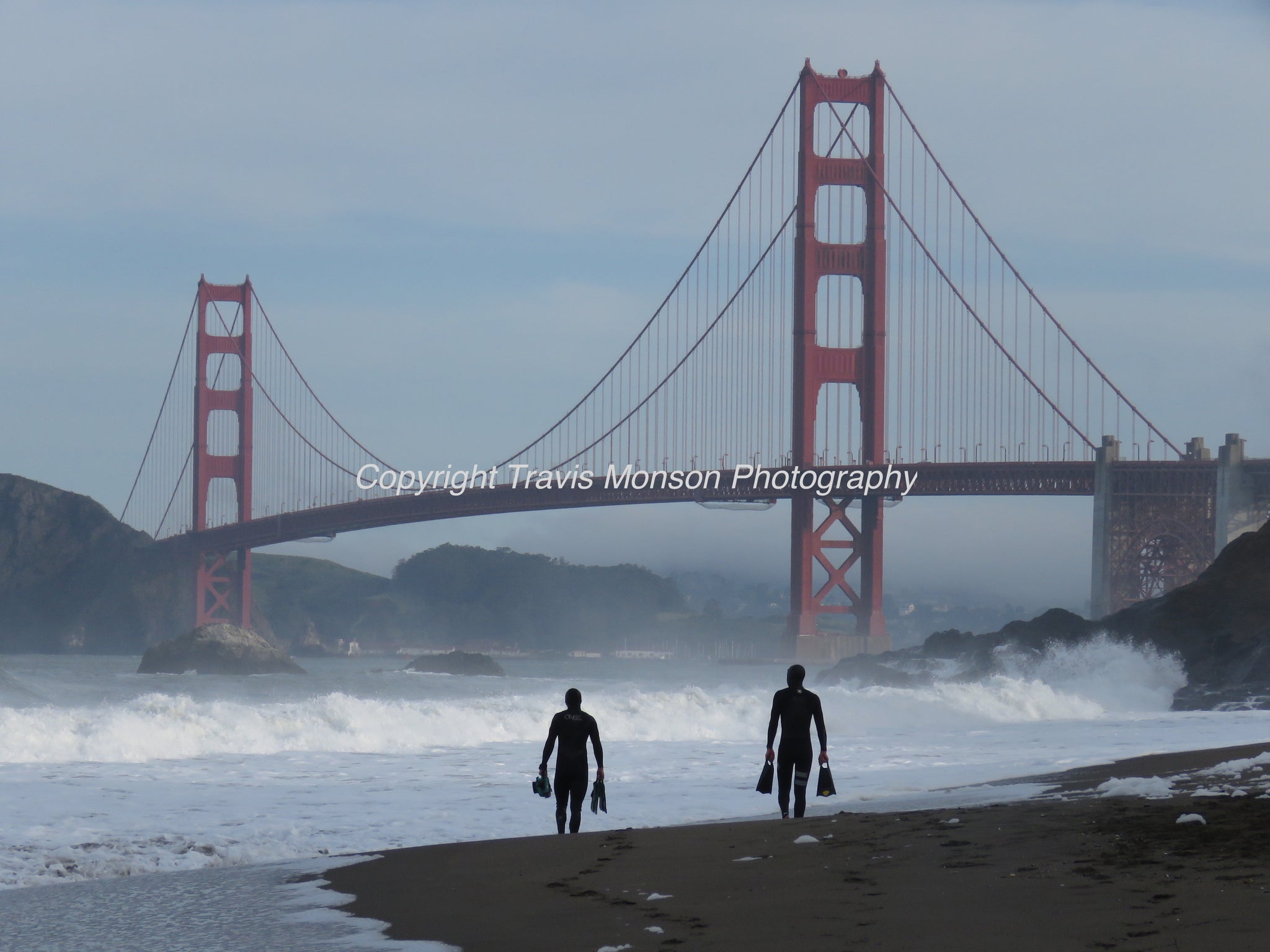 Baker Beach and Golden Gate Bridge